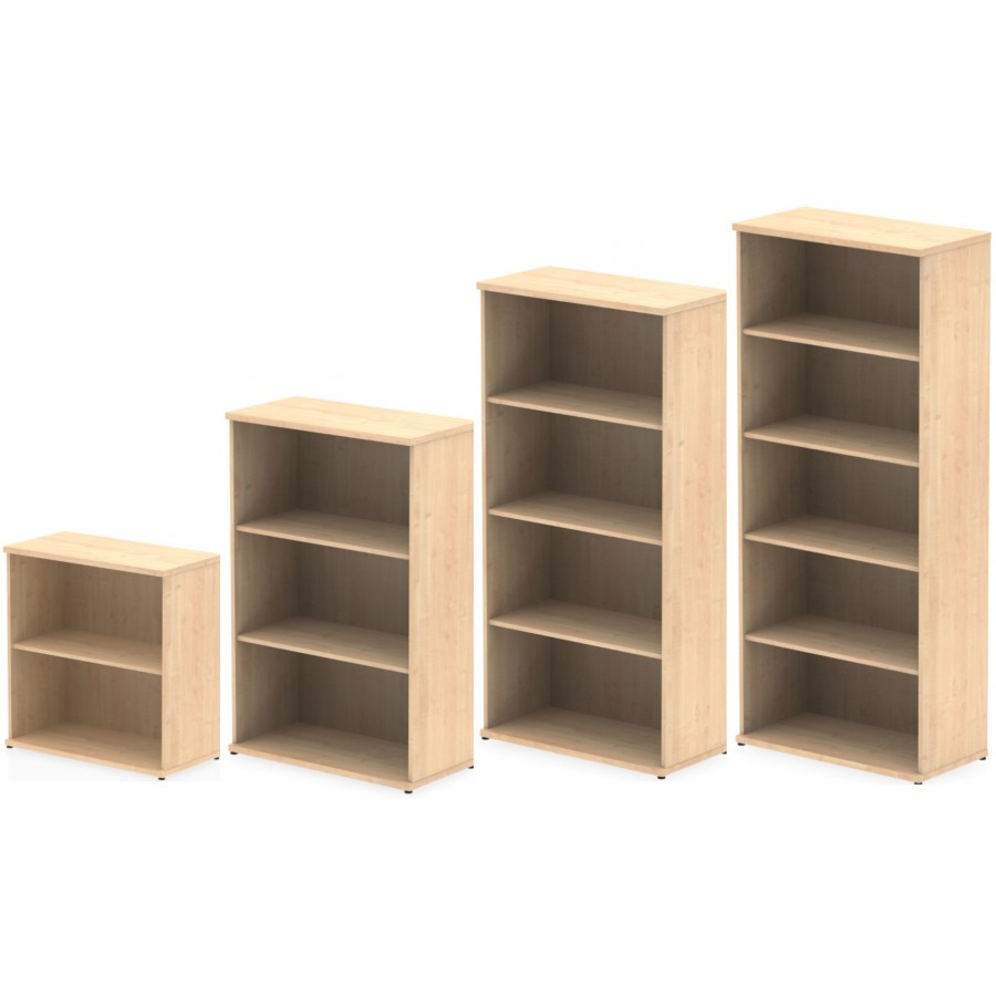 Rayleigh 400mm Deep Wooden Office Bookcase